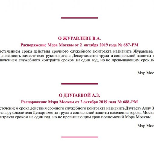 Глава Московского ДТСЗН уйдёт в отставку